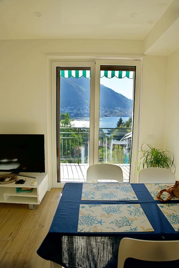 The Blue - Lake / City View Modern Apt Near Villa Olmo كومو المظهر الخارجي الصورة